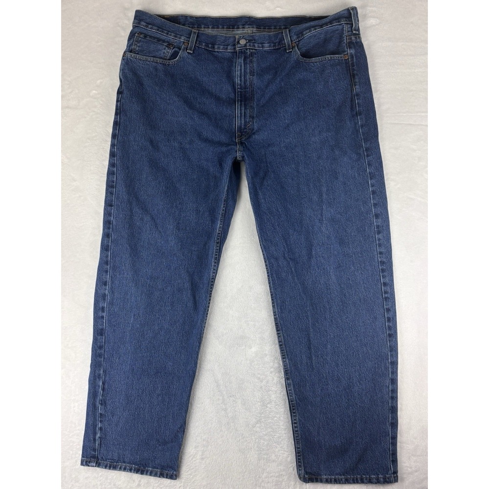 Levi's Jeans Men's 550 Blue Denim Straight Leg‎ Jeans Size 46x32